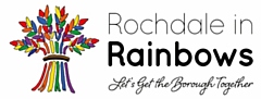 Rochdale in Rainbows logo