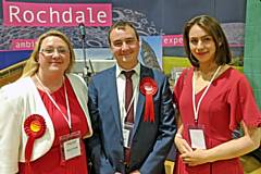 New councillors Rachel Massey, Tom Besford and Elsie Wraight