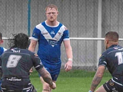 Luke Fowden returned to Mayfield for the game against Hunslet