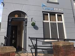 Walk Right Podiatry premises on Drake Street, Rochdale