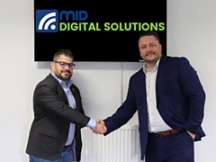 L-R: Alex Abbey, Director of Business at MID Digital Solutions, and CEO Danny Simpson
