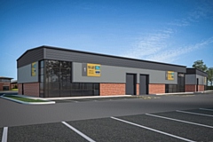 The new 26,500 sq ft development will add 11 industrial units and three hybrid business units