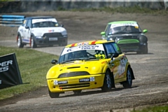 Steve Brown secured a double podium at the non-championship BTRDA Clubmans Rallycross event