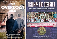 The event will feature the authors of 'The Overcoat Men' and 'Triumph and Disaster - 150 Years of Rochdale Hornets'