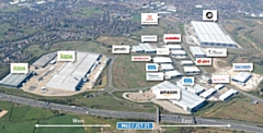 An aerial view of Kingsway Business Park