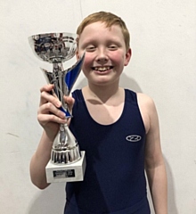Jacob Hall who will be representing Whitworth Community High School in the British Schools’ Trampolining Finals
