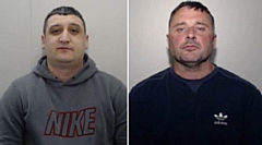 Wayne Farrell (left) and Sean O'Sullivan (right) have been jailed after a series of burglaries in Greater Manchester and West Yorkshire