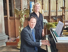 Soprano Jessica Hope was accompanied by Tim Kennedy on the piano
