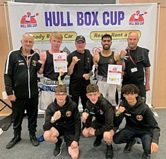 Picture shows top left to right: Alan Bacon, Aeron Maddocks, Steven Connellan, Monir Miah and Frank Maddocks.
Below left to right: Charlie Braddock, Kieren McMenamy and Austin Heneghan. 
