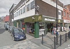 The McDonald's in Middleton town centre