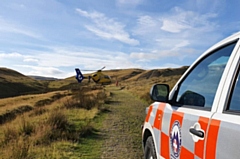 Rossendale & Pendle Mountain Rescue Team volunteers were mobilised along with the North West Air Ambulance Charity
