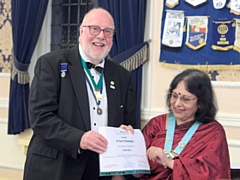 John Kay receives a 40 year award from Swati Mukherjee