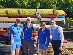 Hollingworth Lake competitors - L to R Nigel Price, Craig Diver, Penny Price and Keith Lawton