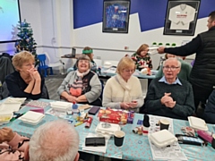 Community Christmas pie and peas event, hosted by Rochdale AFC Community Trust