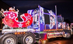The Graham Poole Santa Truck brings joy to hundreds of local children