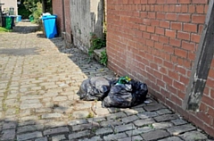 Two bags of waste were found dumped in Middleton by Ms Anderson