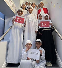 Students of Lantern Academy raised over £3,000 for victims of the earthquake in Turkey