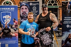 Greg Bramwell won the Men’s Seated Class Two category at England’s Strongest Disabled Man 