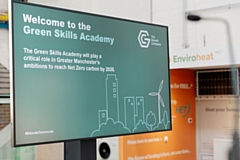 Learners can take part in person at the Green Skills Academy in Trafford Park, fully online or a hybrid of the two