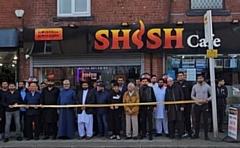 The grand opening of Shish Café