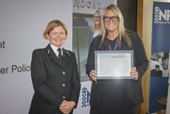 Detective Sergeant (DS) Ruth Thompson won the rising star category in the first National Police Chiefs’ Council and College of Policing’s recognition event hosted in London for police officers, staff and volunteers who are working to tackle violence against women and girls