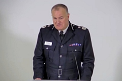 GMP Chief Constable Stephen Watson speaking at the press conference to release the findings of the review into Operation Span and the investigation of non-recent child sexual exploitation in Rochdale