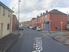 Ashfield Road at the junction of Vivian Street