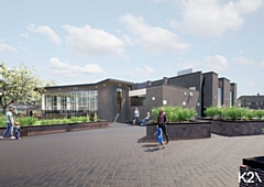 The proposals for the new Heywood Civic Centre include a new extended frontage
