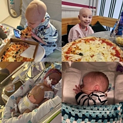 Baby Rory and Lottie are both severely poorly and have sparked community-wide fundraising 