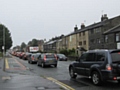Traffic congestion on the A58 at New Road, Dearnley