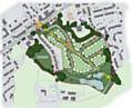 The proposed development of 110 homes on protected open land on New Street