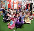 Children of Littleborough Community Primary School during their recent book fair